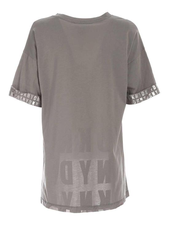  디케이엔와이 반팔 티셔츠 P0DH0FQ7XKT Grey - DKNY