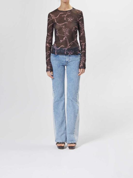  모스키노 탑 251K1121532401555 Black - MOSCHINO