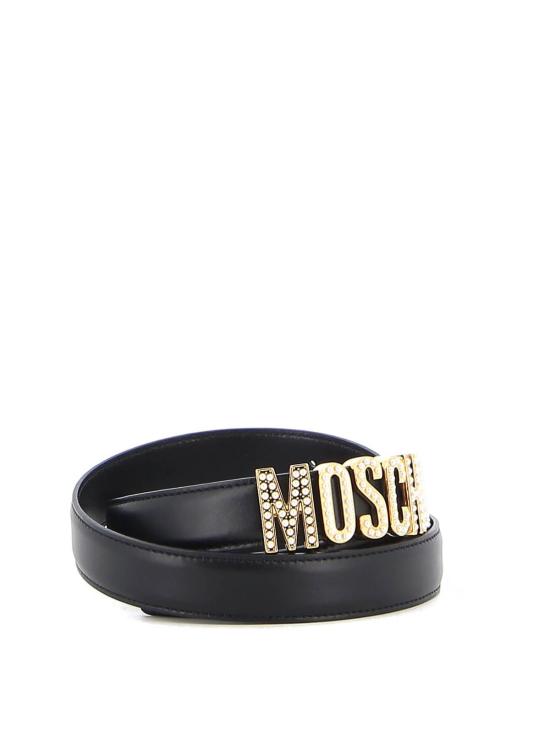  모스키노 레귤러 벨트 804680081555 Black - MOSCHINO