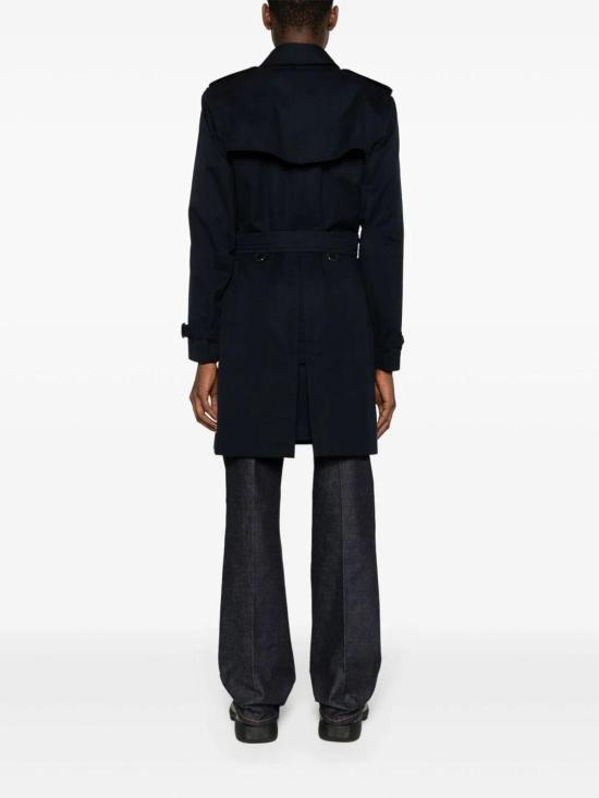  버버리 켄싱턴 헤리티지 미드랭스 트렌치 코트 8079387 Blue - BURBERRY