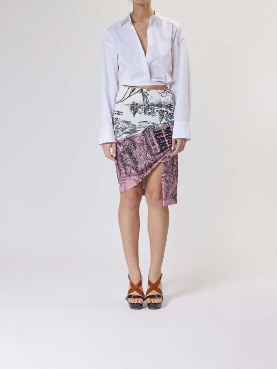  모스키노 미디 스커트 251K1010432321188 Multicolour - MOSCHINO