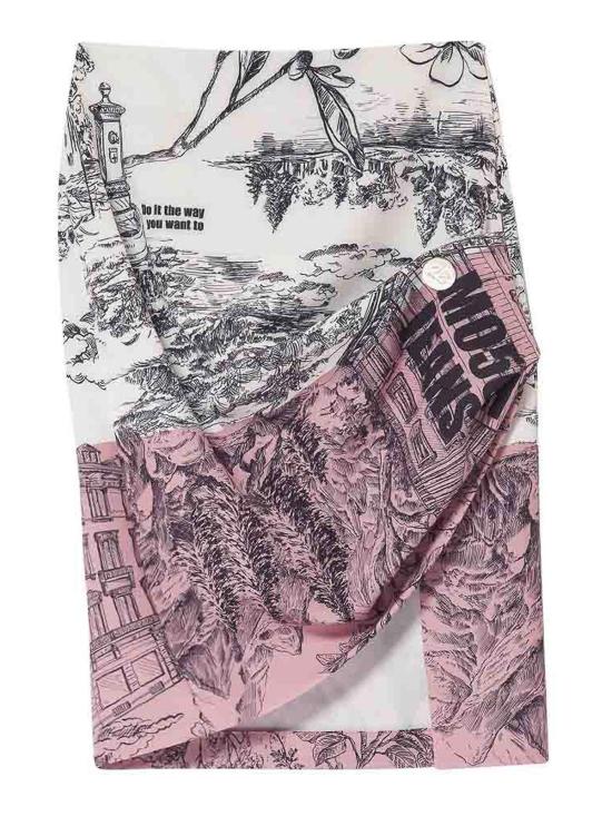  모스키노 미디 스커트 251K1010432321188 Multicolour