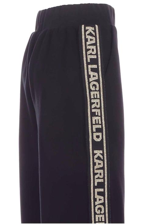  칼라거펠트 스트레이트 팬츠 211W1062992 Black - KARL LAGERFELD