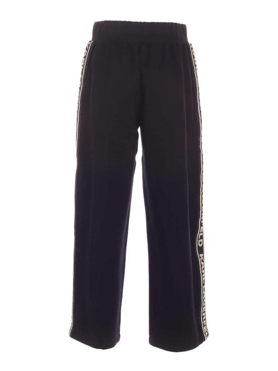  칼라거펠트 스트레이트 팬츠 211W1062992 Black - KARL LAGERFELD