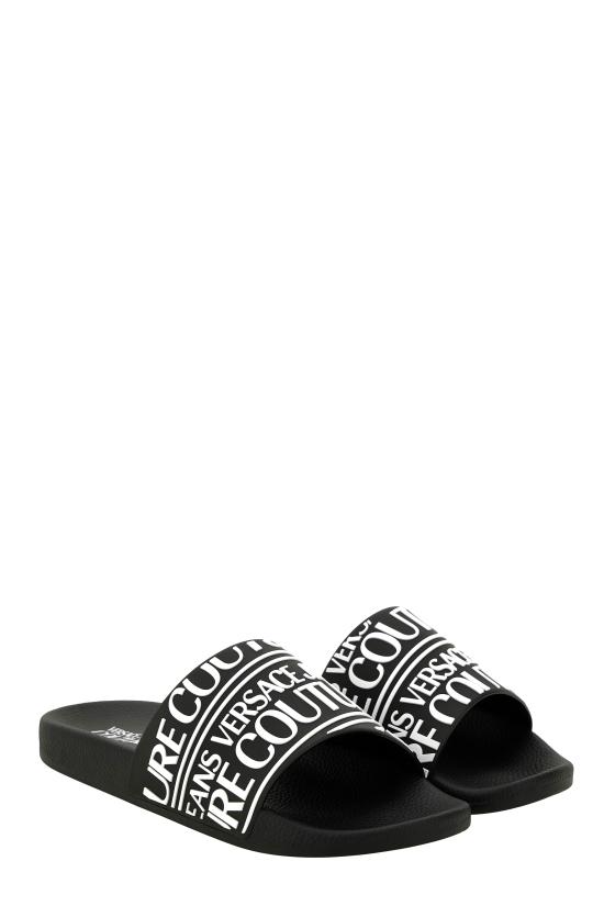 25FW 베르사체 뮬/슬리퍼 79YA3SQ1 71352899 Black