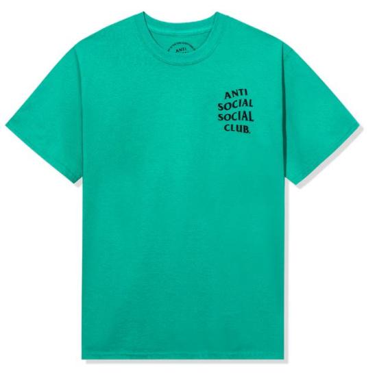25FW 안티소셜소셜클럽 반팔 티셔츠 ASSC070013 TEAL Teal