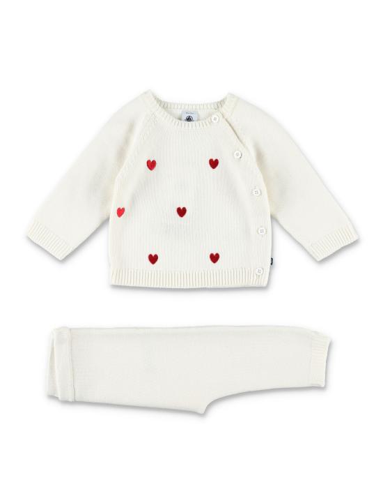 25FW [키즈] 쁘띠바또 캐주얼 세트 A0DTS 01 Bianco