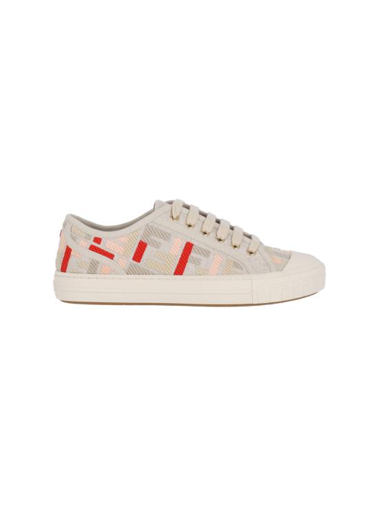 25SS 펜디 도미노 패브릭 로우탑 스니커즈 8E8325 ARIV F1SZE Beige