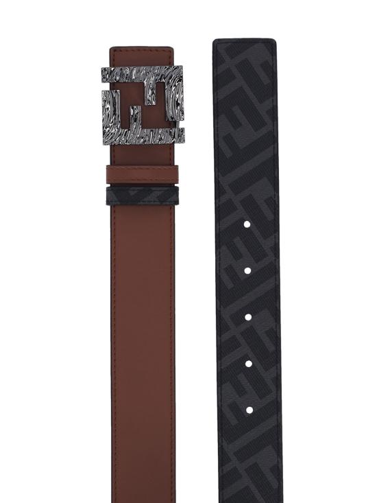 25SS 펜디 가죽 벨트 7C0543 AFF2 F1SCK Brown - FENDI