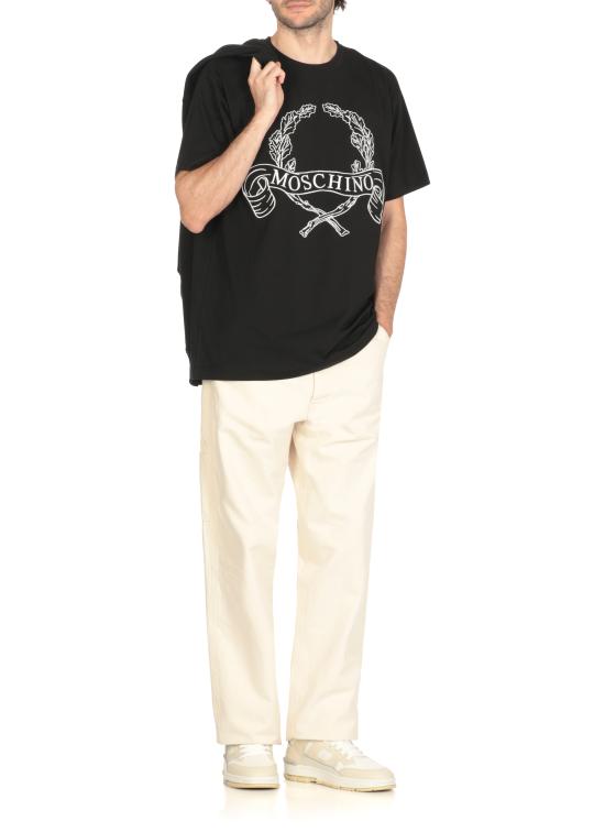 25FW 모스키노 반팔 티셔츠 0722 52411555 Black - MOSCHINO