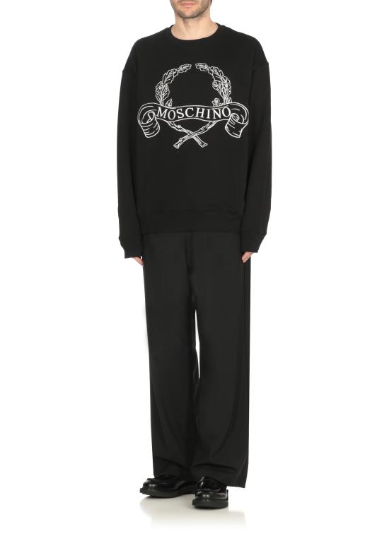 25FW 모스키노 긴팔 티셔츠 1702 52281555 Black - MOSCHINO