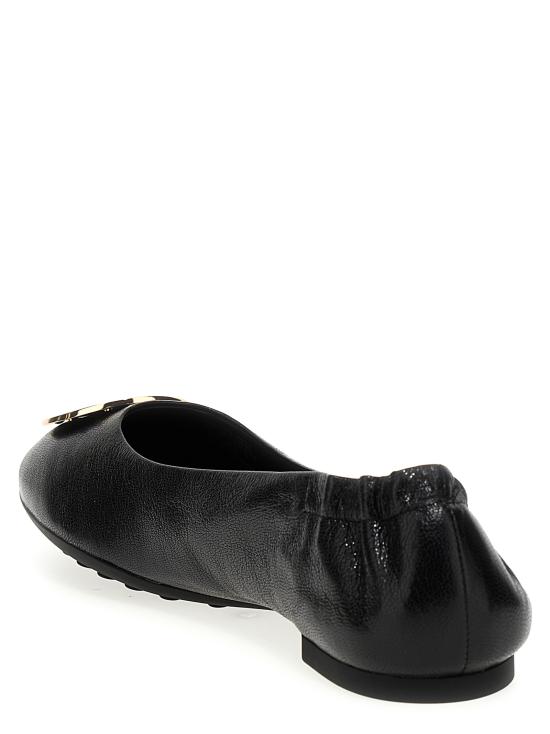 25FW 토리버치 플랫 슈즈 147379001 Black - TORY BURCH