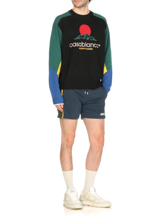 25FW 카사블랑카 스웨터 MPF25KW100801 MERINO Black - CASABLANCA