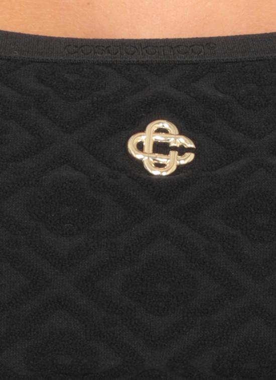 25FW 카사블랑카 민소매 티셔츠 WPF25SWM00801 SWIM MONOGRAM Black - CASABLANCA