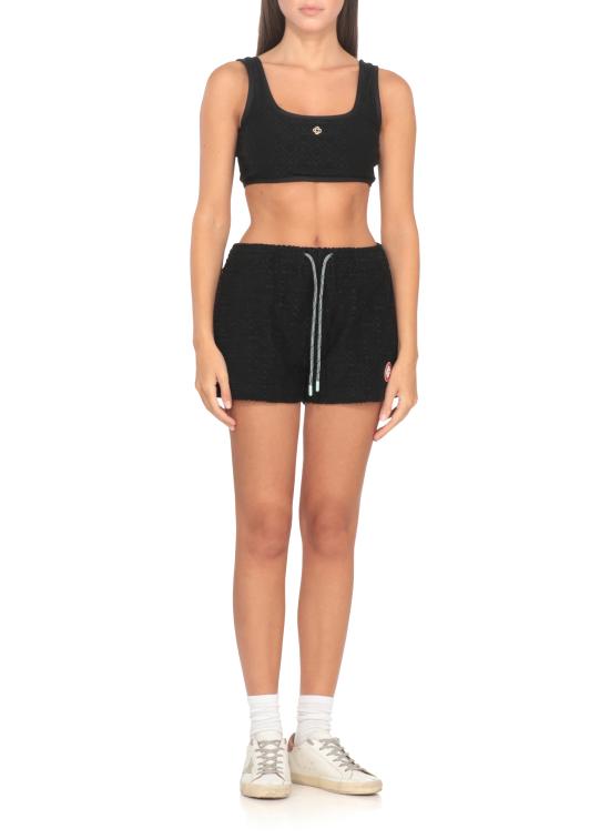 25FW 카사블랑카 민소매 티셔츠 WPF25SWM00801 SWIM MONOGRAM Black - CASABLANCA