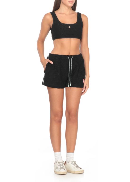 25FW 카사블랑카 민소매 티셔츠 WPF25SWM00801 SWIM MONOGRAM Black - CASABLANCA