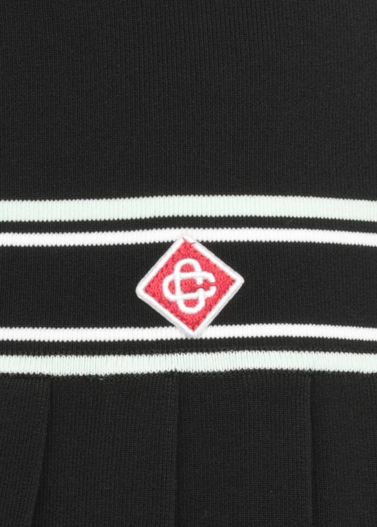 25FW 카사블랑카 숏 스커트 WPF25KW102701 VISCOSE Black - CASABLANCA