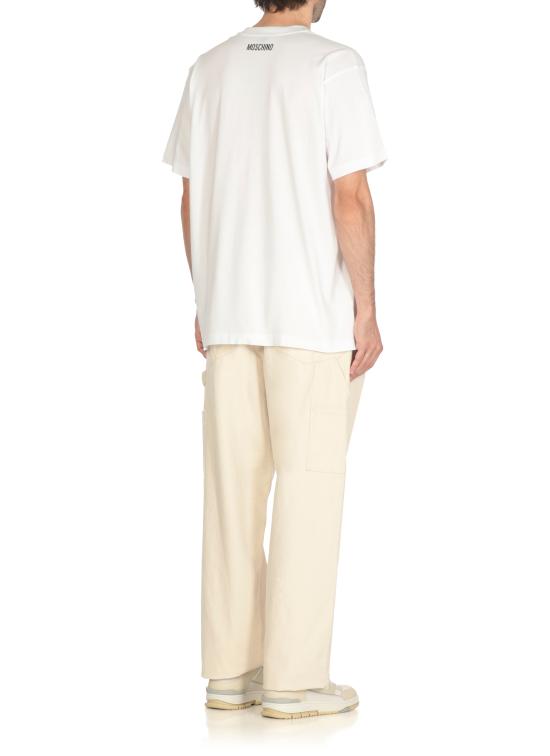 25FW 모스키노 반팔 티셔츠 0711 52411001 White - MOSCHINO