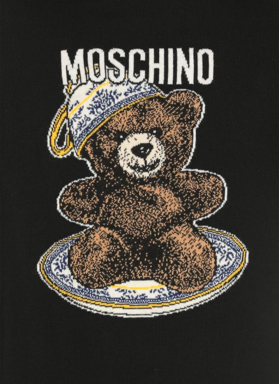 25FW 모스키노 스웨터 0929 52002555 Black - MOSCHINO