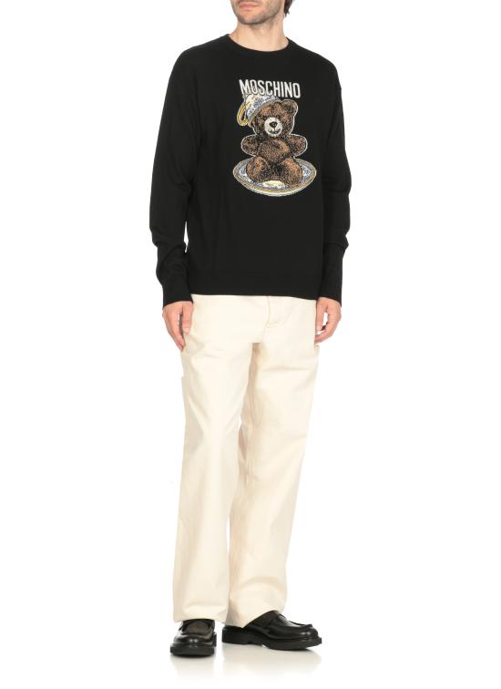 25FW 모스키노 스웨터 0929 52002555 Black - MOSCHINO