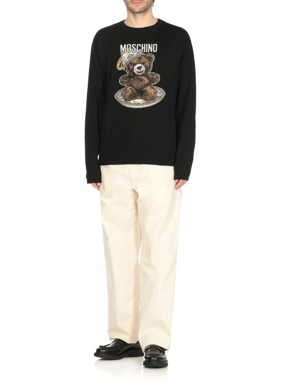 25FW 모스키노 스웨터 0929 52002555 Black - MOSCHINO