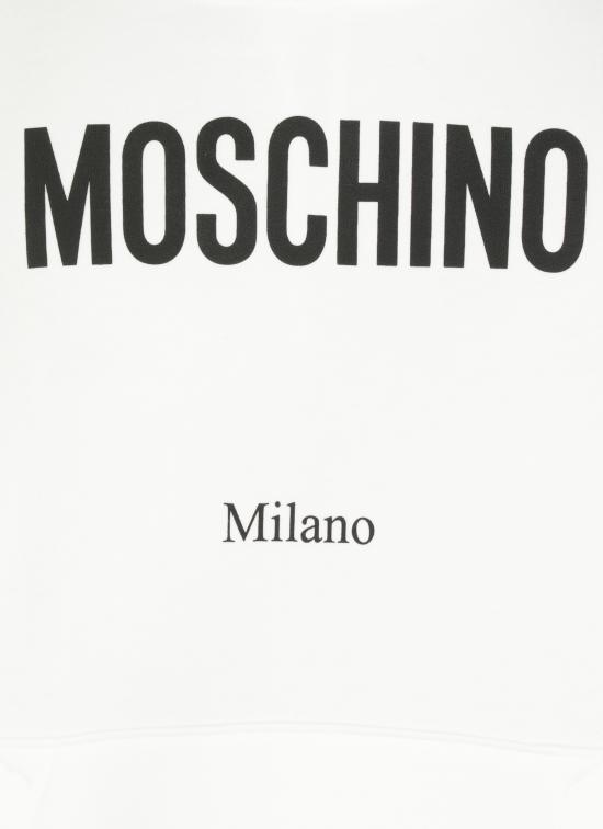 25FW 모스키노 긴팔 티셔츠 1708 52281001 White - MOSCHINO