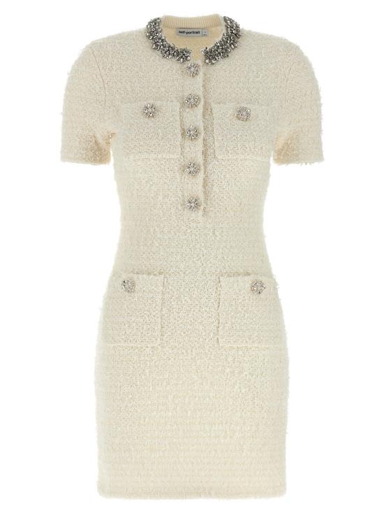 25FW 셀프 포트레이트 원피스 AW25028SCCREAM