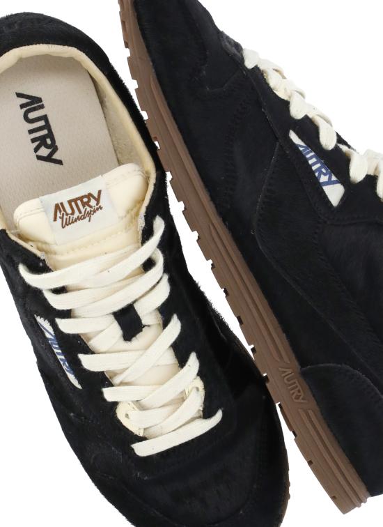 25FW 오트리 WINDSPIN 윈드스핀 스니커즈 WSLW YN01BLK IVORY Black - AUTRY