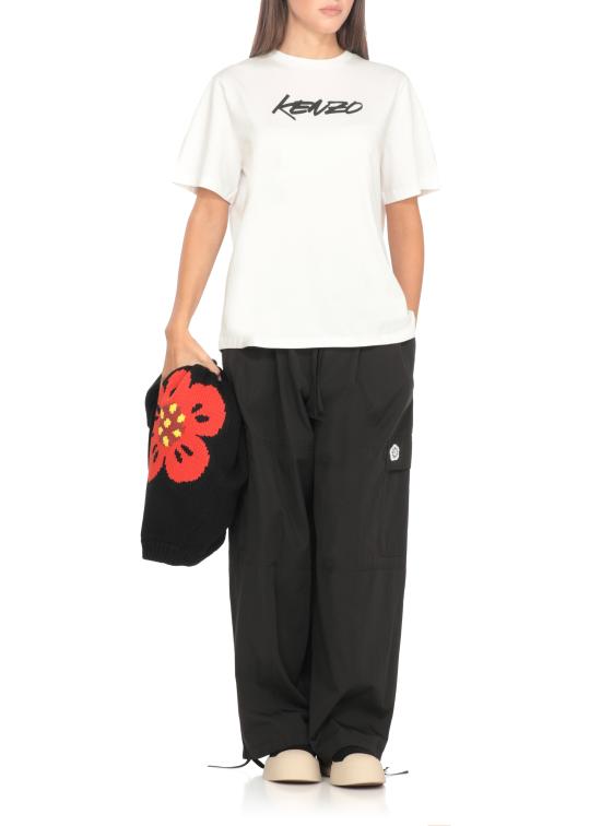 25FW 겐조 반팔 티셔츠 FF62TS554 4SG02 White - KENZO