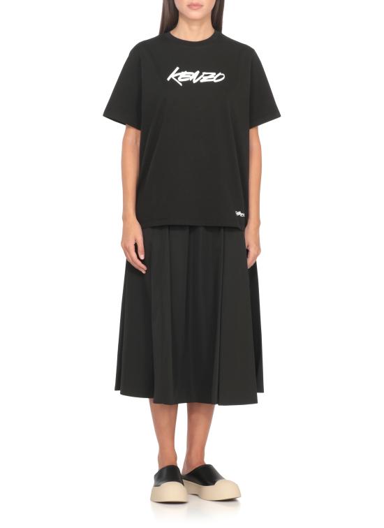 25FW 겐조 반팔 티셔츠 FF62TS554 4SG99J Black - KENZO