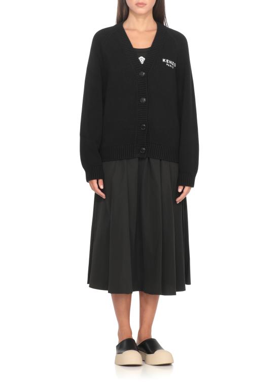 25FW 겐조 가디건 FF62CA706 3LA99J Black - KENZO