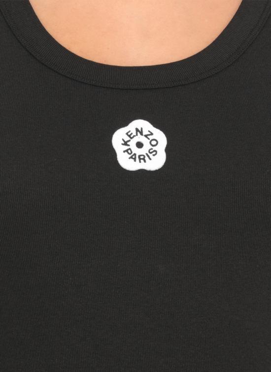 25FW 겐조 민소매 티셔츠 FF52TO738 4SJ99J Black - KENZO