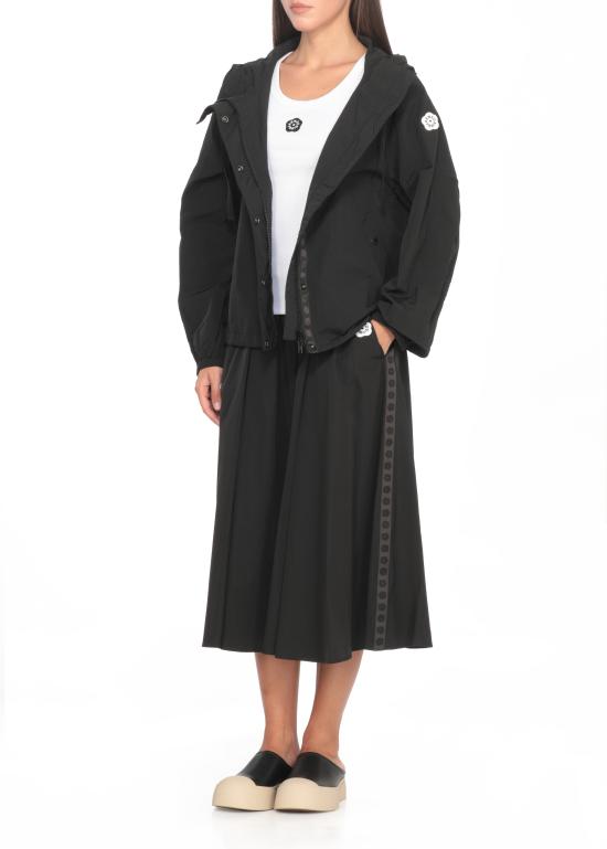 25FW 겐조 미디 스커트 FF62JU316 9FI99 Black - KENZO