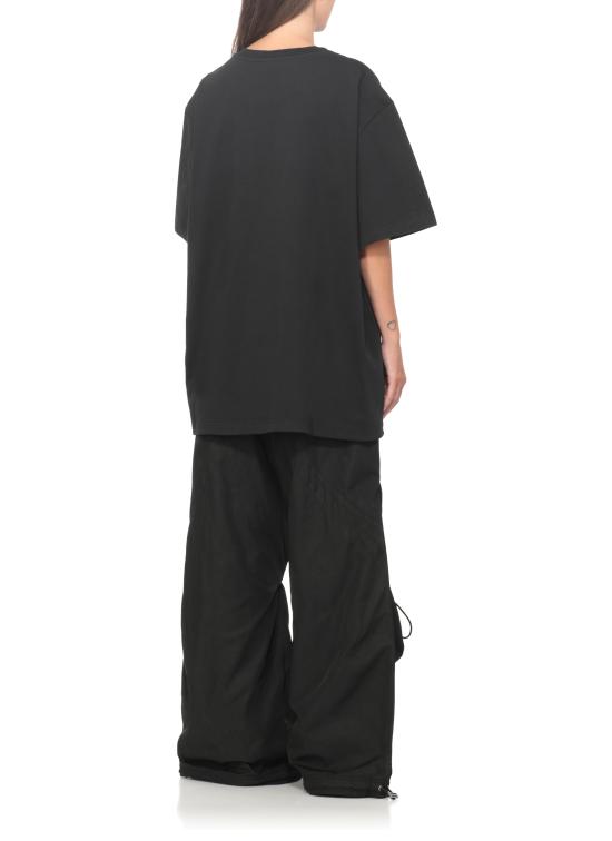 25FW 디 아티코 반팔 티셔츠 251WCT00350 JJJ025AA100 Black - THE ATTICO