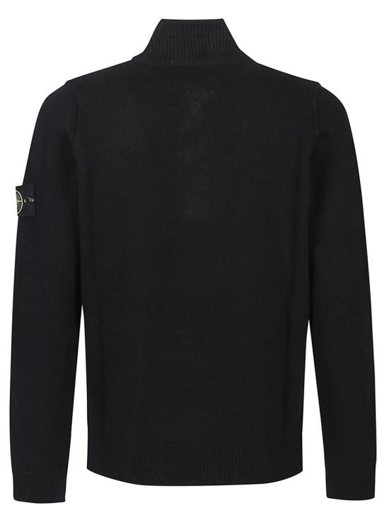 25FW 스톤 아일랜드 터틀넥 K2 S15 51000 40 S00A3 Black - STONE ISLAND