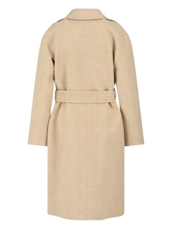 25FW 버버리 리버시블 울 랩 코트  8110900B9368 Beige - BURBERRY