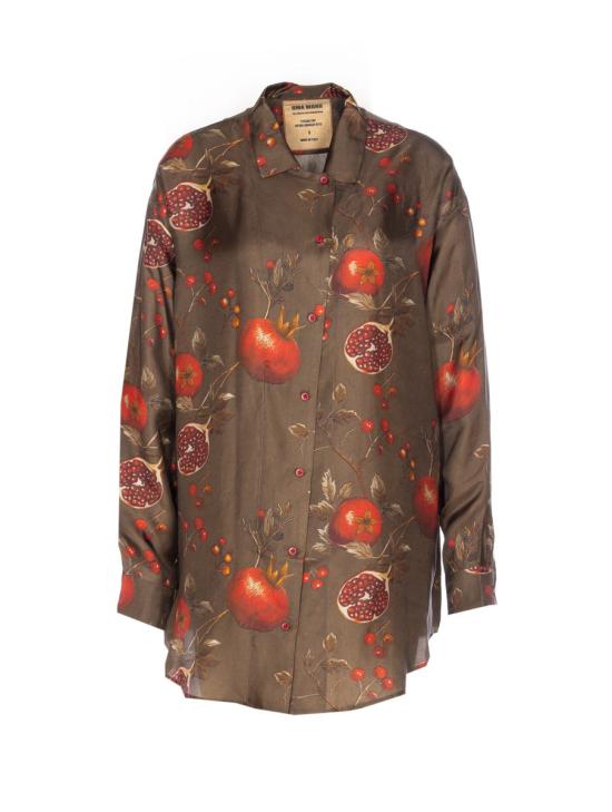 25FW 우마 왕 셔츠 UP1001UW067 BROWN