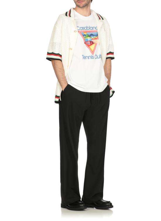 25FW 카사블랑카 반팔 티셔츠 MPF25JTS00101 WHITE White - CASABLANCA