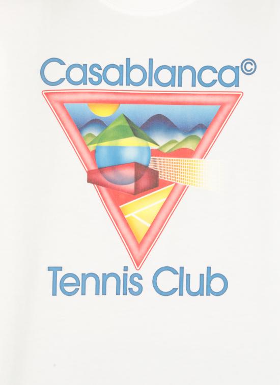 25FW 카사블랑카 반팔 티셔츠 MPF25JTS00101 WHITE White - CASABLANCA