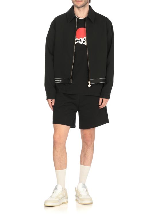 25FW 카사블랑카 반팔 티셔츠 MPF25JTS00102 BLACK Black - CASABLANCA