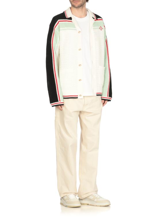 25FW 카사블랑카 반팔 티셔츠 MPF25JTS00108 WHITE White - CASABLANCA