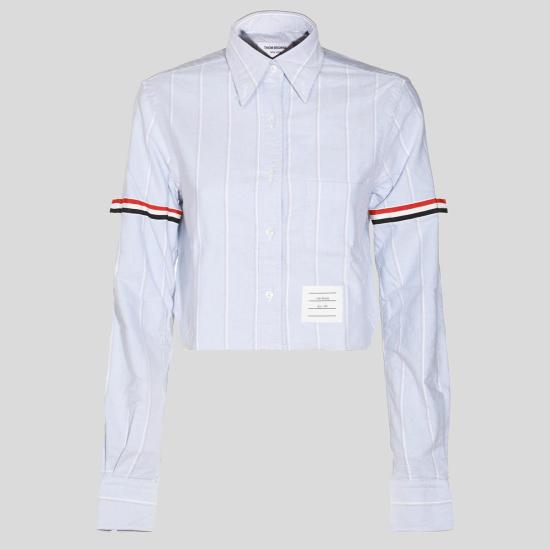 26SS 톰브라운 셔츠 FLL183OF0660415 BLUE - THOM BROWNE