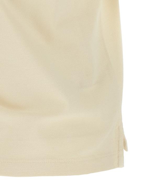  몽클레어 로고 패치 코튼 피케 폴로 셔츠  K20938A0000484720034 Beige - MONCLER