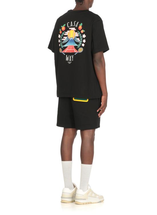 25FW 카사블랑카 반팔 티셔츠 MPF25JTS00109 BLACK Black - CASABLANCA