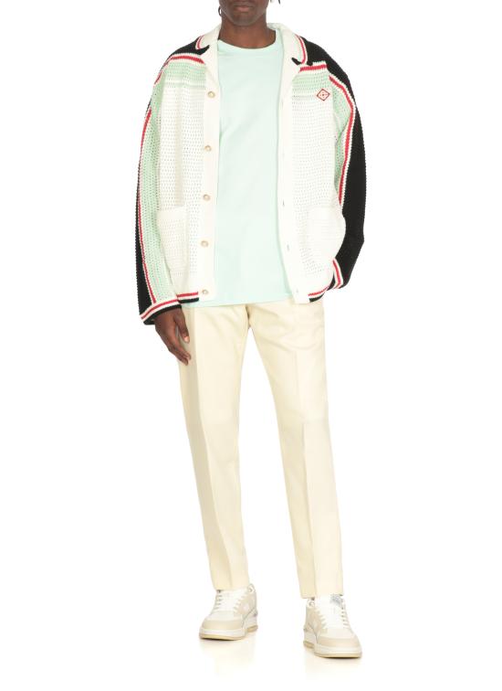 25FW 카사블랑카 반팔 티셔츠 MPF25JTS04403 MINT Green - CASABLANCA