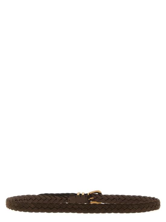  브루넬로 쿠치넬리 가죽 벨트 MAURP253C7284 BROWN - BRUNELLO CUCINELLI