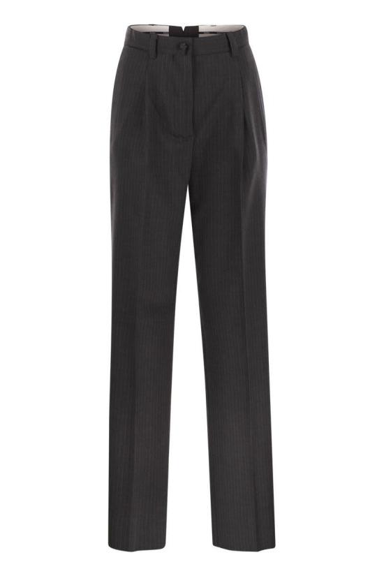 25FW 위켄드막스마라 스트레이트 팬츠 2525136026600 002 GREY