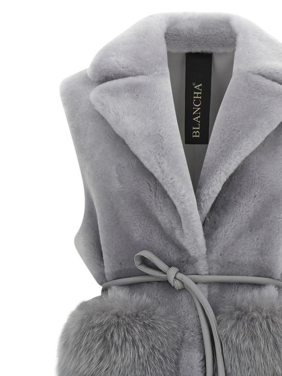 25FW 블랑샤 베스트 25161200NEBBIA GRAY - BLANCHA