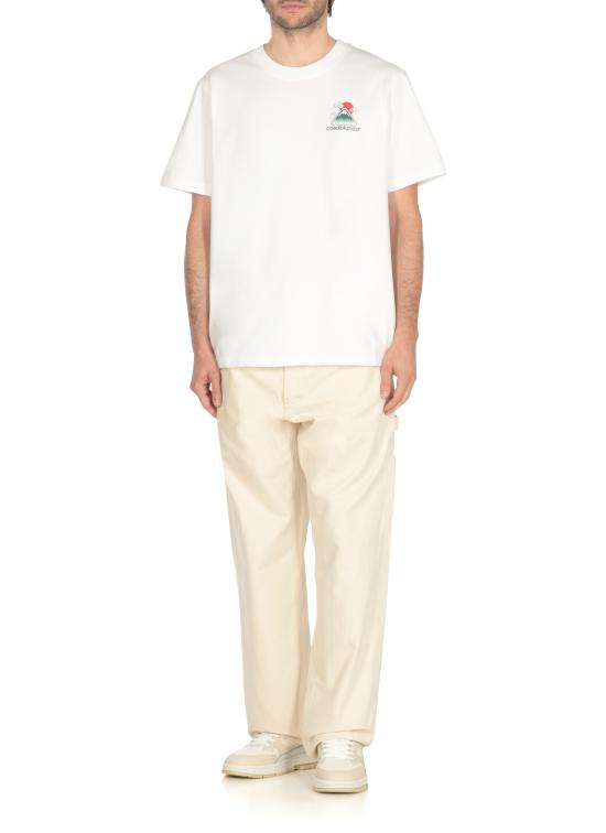 25FW 카사블랑카 반팔 티셔츠 MPF25JTS00104 WHITE White - CASABLANCA