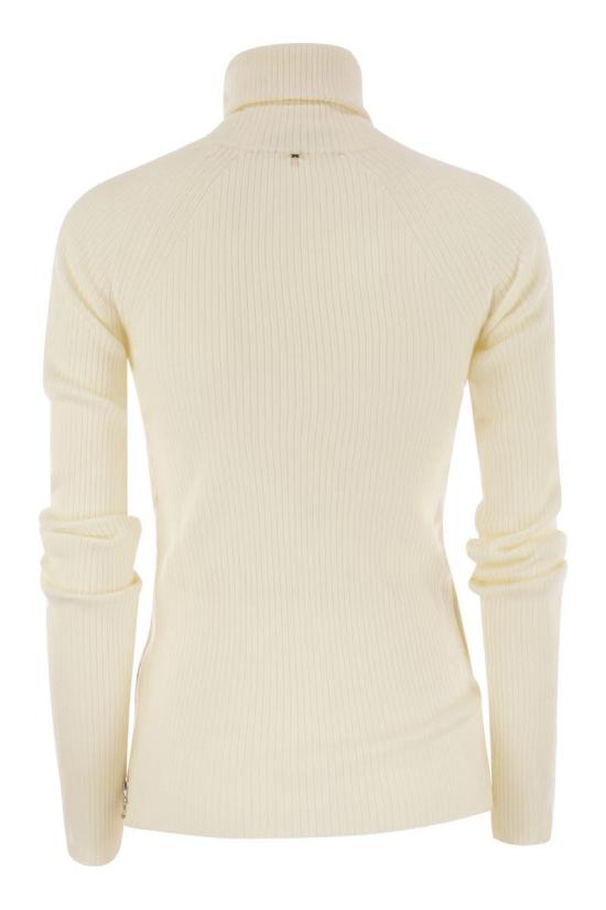 25FW 스포트막스 터틀넥 2522366022600 001 WHITE - SPORTMAX